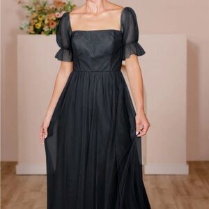Revelry black Maeve tulle dress | size 18